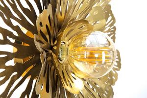 Zlaté nástěnné svítidlo Mauro Ferretti Kartos, 56,5x12x42,5 cm