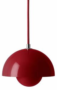 Závěsná svítidlo &Tradition, Flowerpot VP10, stmívatelné, Červená, Obývací pokoj, Kov, Design