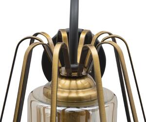 Nástěnná lampa Mauro Ferretti Okram C, 22x30x27 cm, zlatá/černá