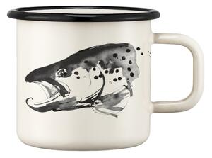 Smaltovaný plecháček Trout by Teemu Järvi 5,5 dl Muurla