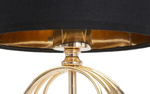Stolní lampa Mauro Ferretti Yvela Small, 20x58,5 cm, zlatá/černá