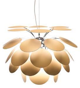 Závěsná svítidlo MARSET, Discocó, stmívatelné, Béžová, Obývací pokoj, Plast, Design