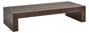 Hoorns Hnědý dřevěný konferenční stolek Honor 120 x 50 cm