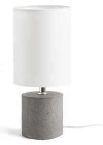 CAMINO stolní se stínidlem bílá cement 230V E27 28W - RED - DESIGN RENDL