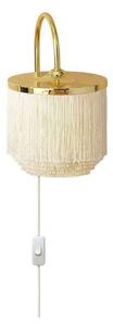 Nástěnná Svítidla Warm Nordic, Fringe, Béžová, Obývací pokoj, Kov, Vintage