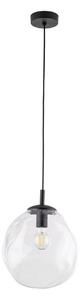 Sol Mini závěsné svítidlo, sklo, Ø 25 cm, černá/čirá barva