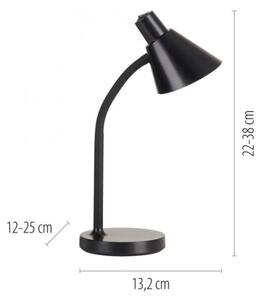 JUST LIGHT. 11248-18 - LED Flexibilní stolní lampa PIXIE LED/4,5W/230V černá