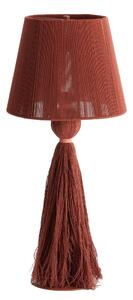 Stolní lampa v cihlové barvě s textilním stínidlem (výška 58 cm) Espino – Light & Living