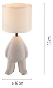 JUST LIGHT. 14191-39 - Stolní lampa TED 1xE27/25W/230V béžová