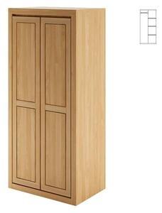 Drewmax SF302 skříň šatní masiv dub