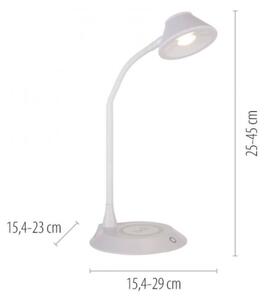 JUST LIGHT. 14414-16 -LED Stm stolní lampa s nabíjením PUCKI LED/4,5W/230V bílá