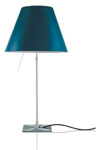 Stolní lampa Luceplan, Modrá, Obývací pokoj, Hliník