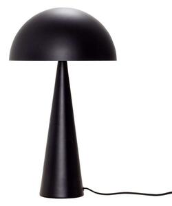 Stolní lampa Hübsch, Černá, Obývací pokoj, Kov, Design