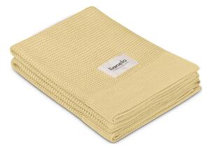 Lionelo - Bambusová deka BAMBOO BLANKET 75x100 cm Yellow Lemon