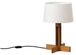 Stolní lampa Santa & Cole, stmívatelné, Bílá, Obývací pokoj, Dřevo