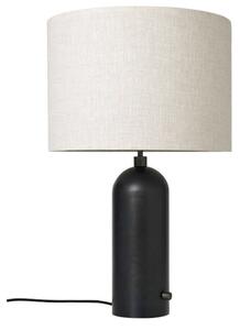 Stolní lampa GUBI, stmívatelné, Černá, Obývací pokoj, Mramor