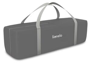 Lionelo - Cestovní postýlka FLOWER Grey Scandi