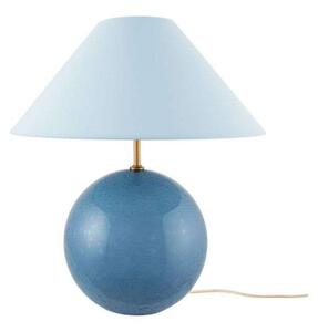 Stolní lampa Globen Lighting, Modrá, Obývací pokoj, Sklo