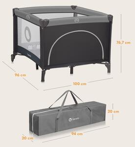Lionelo - Hrací ohrádka BONNIE Grey Scandi