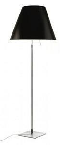 Stojací Lampa Luceplan, Černá, Obývací pokoj, Hliník