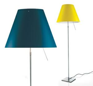 Stojací Lampa Luceplan, stmívatelné, Šedá, Obývací pokoj, Hliník