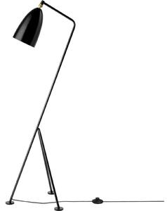 Stojací Lampa GUBI, Černá, Obývací pokoj, Kov