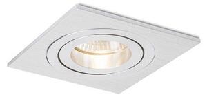 RED R12709 PASADENA GU10 SQ I zápustná česaný hliník 230V GU10 50W - RED - DESIGN RENDL