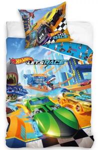 Carbotex povlečení bavlna Hot Wheels Let´s Race 140x200, 70x90 cm