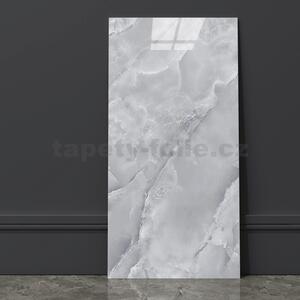 Samolepící PVC 3D panely AR00009, cena za kus, rozměr 60 x 30 cm, Marble šedý, IMPOL TRADE