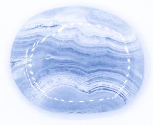 Chalcedon modrý AA - tromlovaná placička