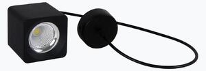 CEN QBNEP-059040 STROPNÍ LED SVÍTIDLO QUBE ZÁVĚSNÉ ČERNÉ 90x90X90mm 5W/230VAC 4000K 450lm 45d IP20 závěs 150cm - CENTURY