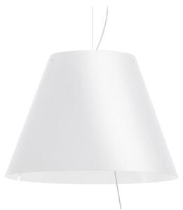 Závěsná svítidlo Luceplan, stmívatelné, Bílá, Jídelna, Hliník