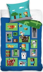 Carbotex povlečení bavlna Minecraft Figure 140x200, 70x90 cm