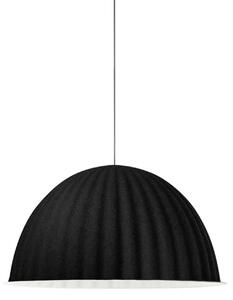 Závěsná svítidlo Muuto, stmívatelné, Černá, Jídelna, Tkanina / Textil