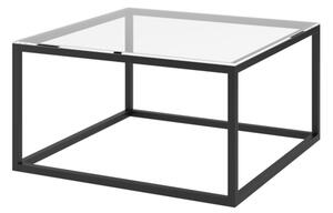 Konferenční stolek KATE II, 65x35x65, sklo/černá