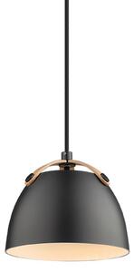 Závěsná svítidlo Halo Design, Černá, Jídelna, Sklo