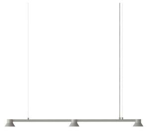 Závěsná svítidlo Normann Copenhagen, stmívatelné, Šedá, Jídelna, Hliník