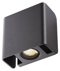 LA 1002900 VÝPRODEJ VZORKU Nástěnné svítidlo MANA antracit LED 12W 325lm 3000K - BIG WHITE (SLV)