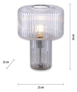 Paul Neuhaus Stolní lampa FUNGUS, 1xE27, v. 35 cm Barva: Kouřová
