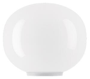 Stolní lampa Lodes, Bílá, Obývací pokoj, Sklo