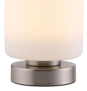 Paul Neuhaus Stolní LED lampa BOTA, 7W, v.15,5 cm, 3000K stmívatelná, dotykový stmívač Barva: Stříbrná
