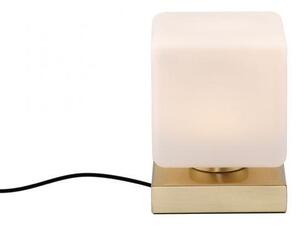 Paul Neuhaus Stolní LED lampa DADOA, 7W, 12x12 cm, 3000K stmívatelná, dotykový stmívač Barva: Stříbrná
