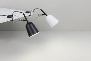 STUDIO černá a krémová stolní lampa s klipem - FARO