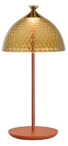Stolní lampa Kartell, Oranžová, Ložnice, Hliník