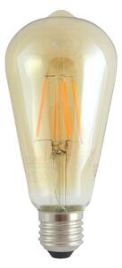 LED žárovka filament 8W ST-64 gold