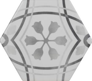 Tonalite Dlažba - obklad Examatt Decoro Mix Bianco Matt (hexagon) 15x17,1
