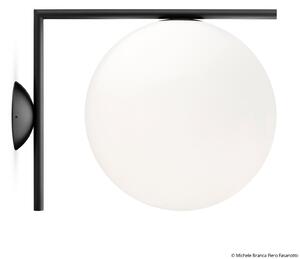 Nástěnná Svítidla FLOS, IC C/W2, stmívatelné, Černá, Obývací pokoj, Sklo, Design