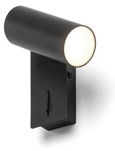 TAPIO I SQ nástěnná černá 230V LED 4.5W 3000K - RED - DESIGN RENDL