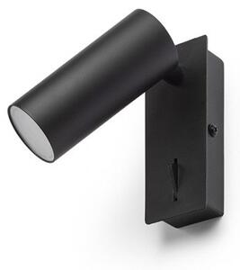 TAPIO I SQ nástěnná černá 230V LED 4.5W 3000K - RED - DESIGN RENDL