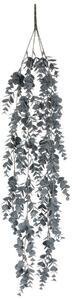 Umělý Eukalyptus převis, 15 x 70 x 16 cm, šedomodrá